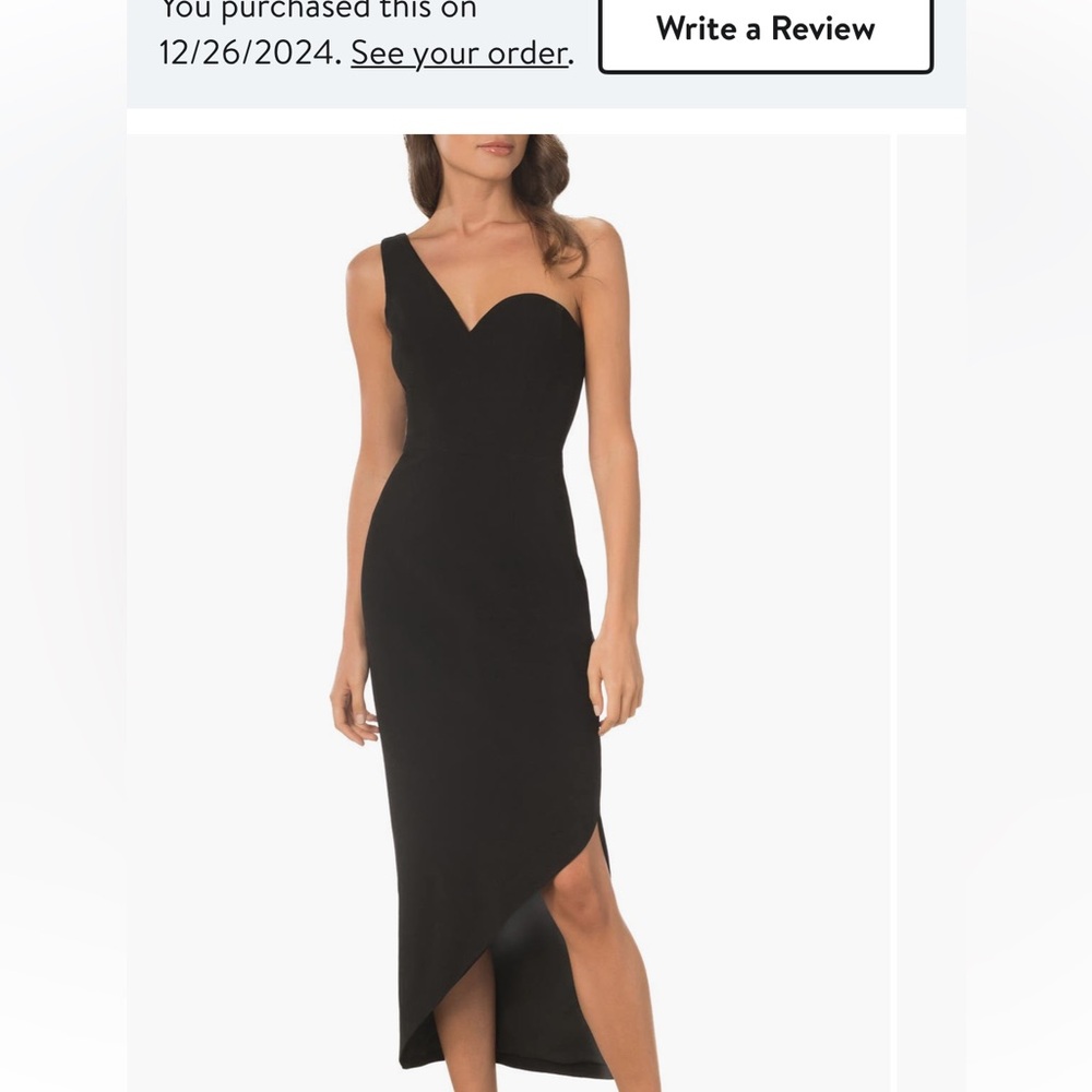 Dress the Population one-shoulder cocktail dress